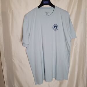 Flo Grown Light Blue Men's Shirt - 2XL - Fish Design